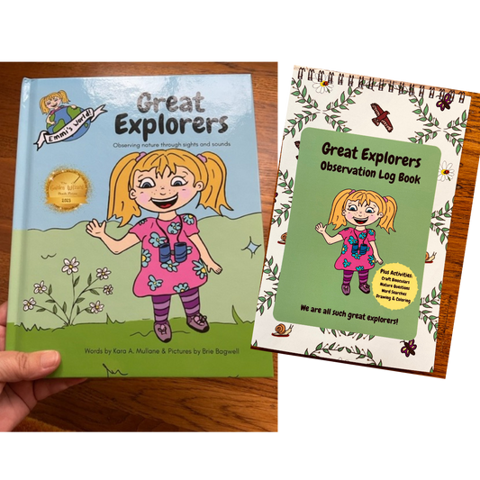 Great Explorers Bundle (Hardback book and spiral log book)